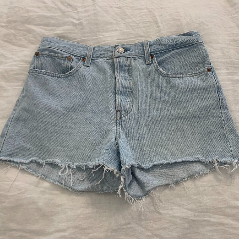 Levi's Wedgie jean cut-off shorts